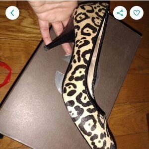 DKNY new York Leopard Print Heels